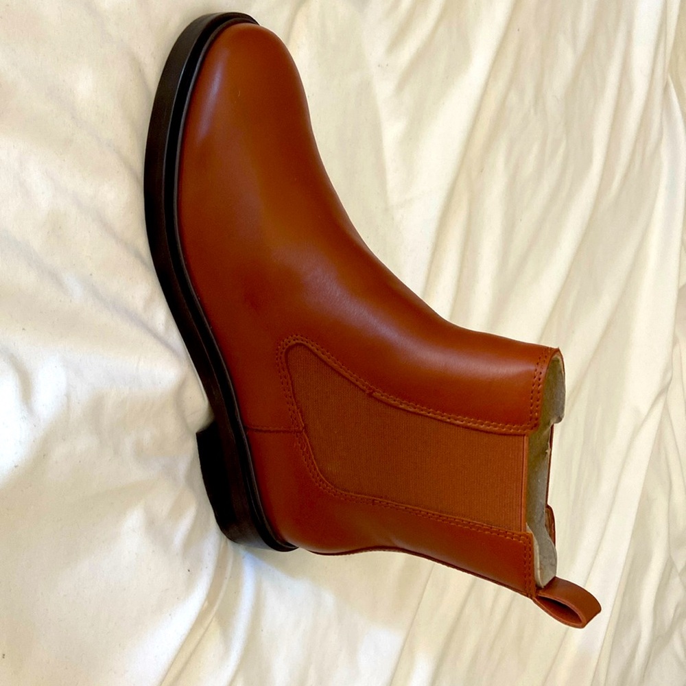 The banning Chelsea boot madewell 8.5 warm cinnamon